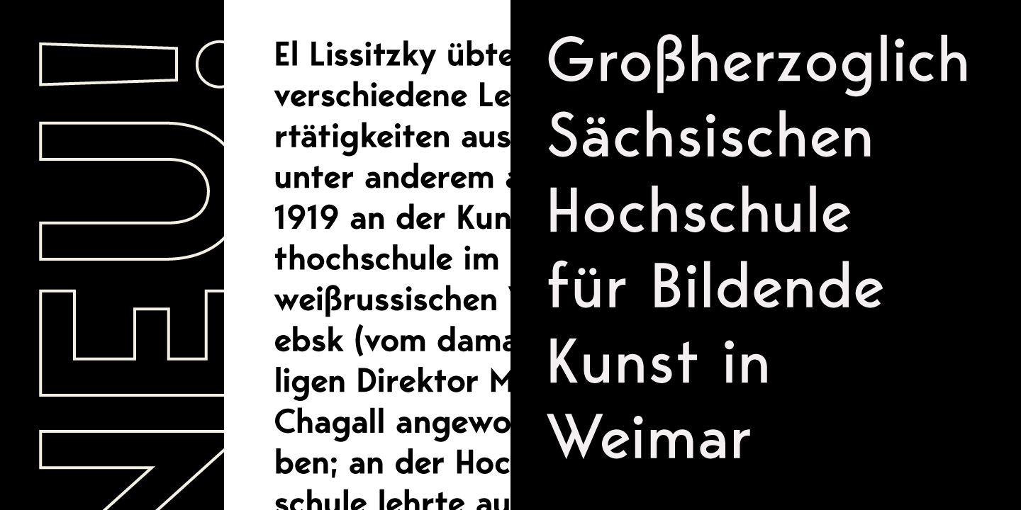 Beispiel einer Bergen Sans SemiBold Italic-Schriftart