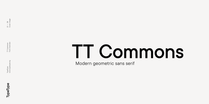 Beispiel einer TT Commons  Black Italic-Schriftart