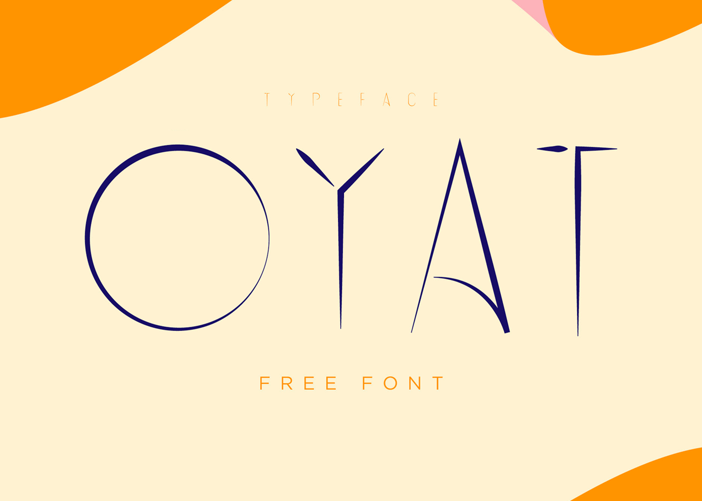 Beispiel einer Oyat Regular-Schriftart