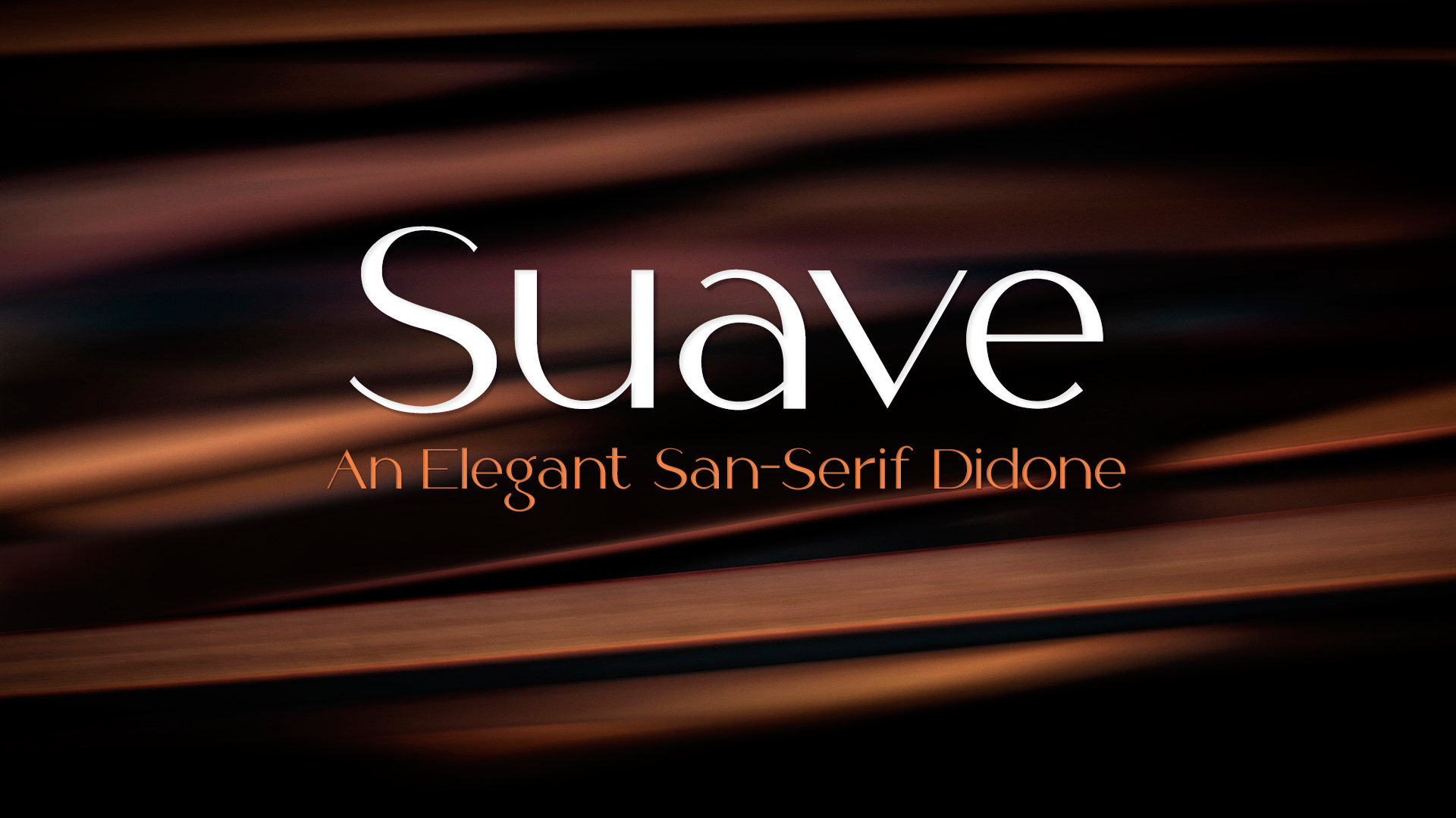 Beispiel einer Suave-Schriftart