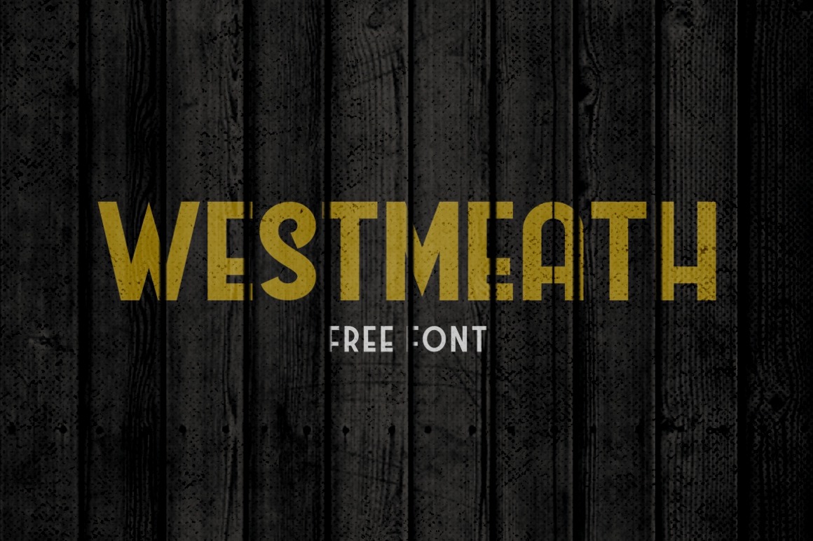 Beispiel einer Westmeath-Schriftart