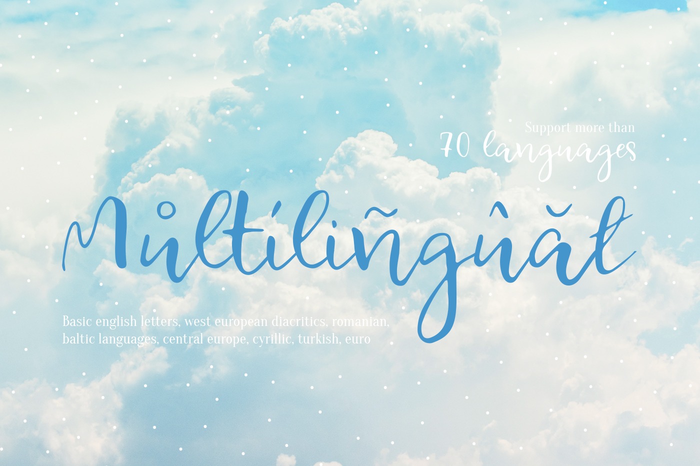 Beispiel einer Celestina Regular-Schriftart