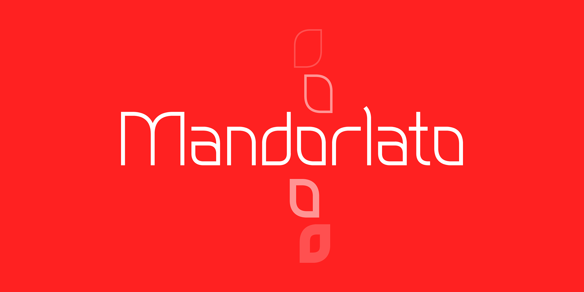 Beispiel einer Mandorlato Light-Schriftart