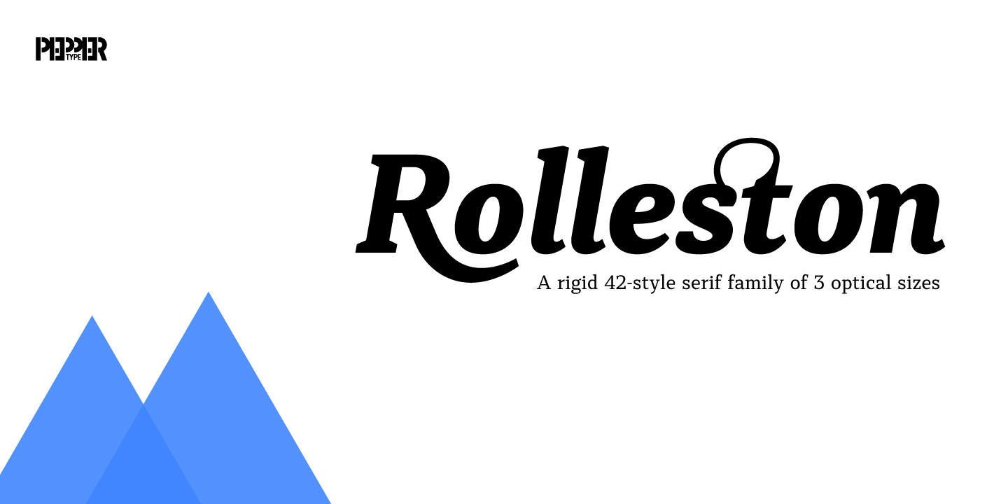 Beispiel einer Rolleston Title Light Light Italic-Schriftart