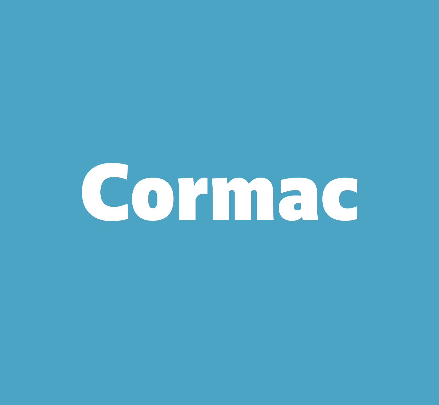Beispiel einer Cormac-Schriftart
