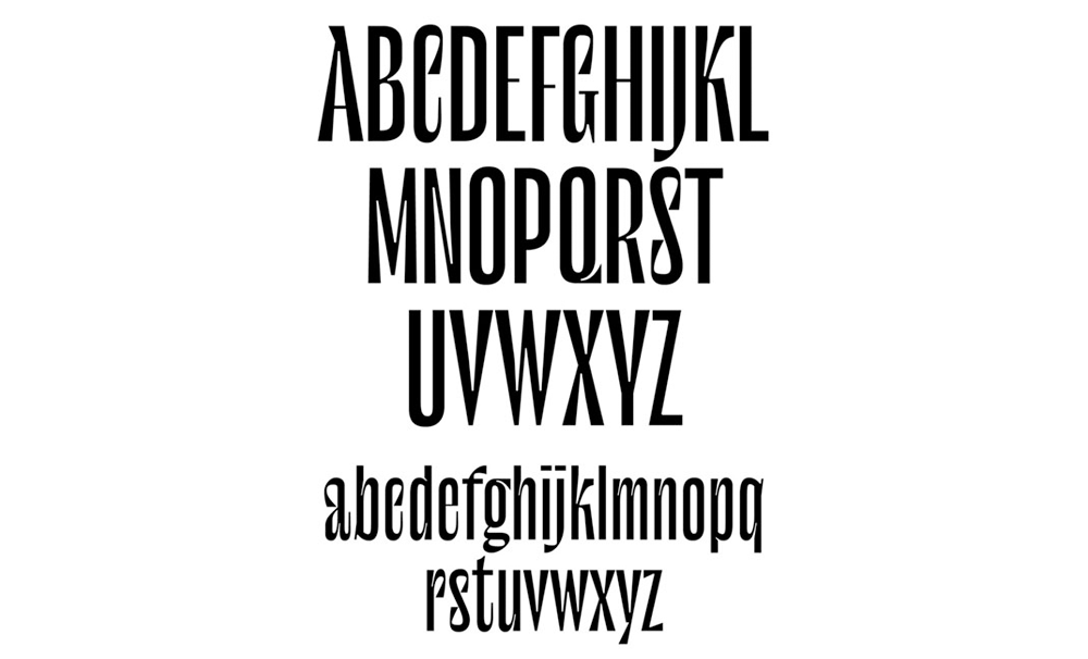 Beispiel einer Le murmure Regular-Schriftart