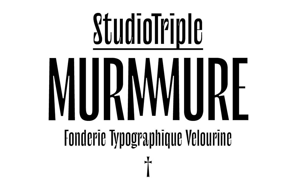 Beispiel einer Le murmure Regular-Schriftart