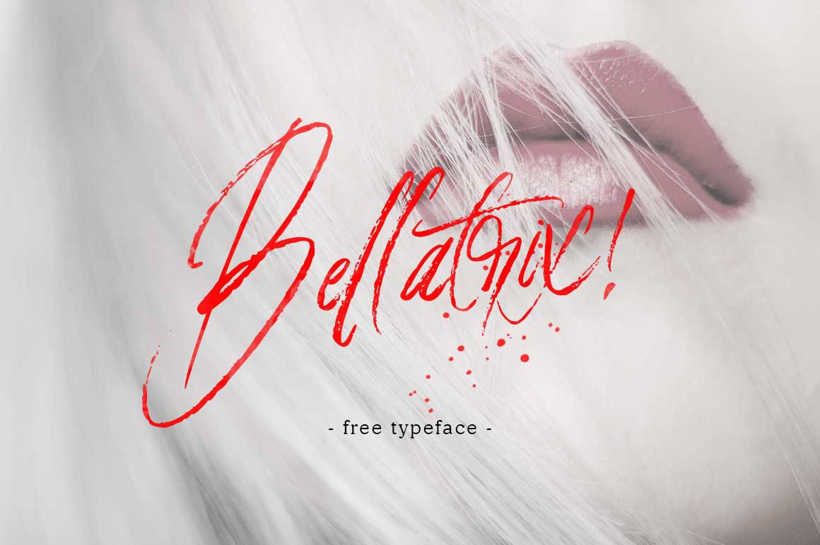 Beispiel einer Bellatrix Regular-Schriftart