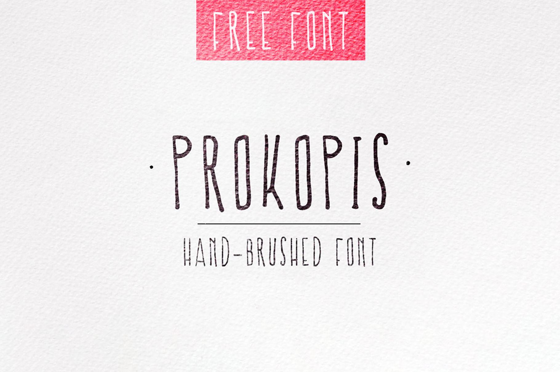 Beispiel einer Prokopis Regular-Schriftart