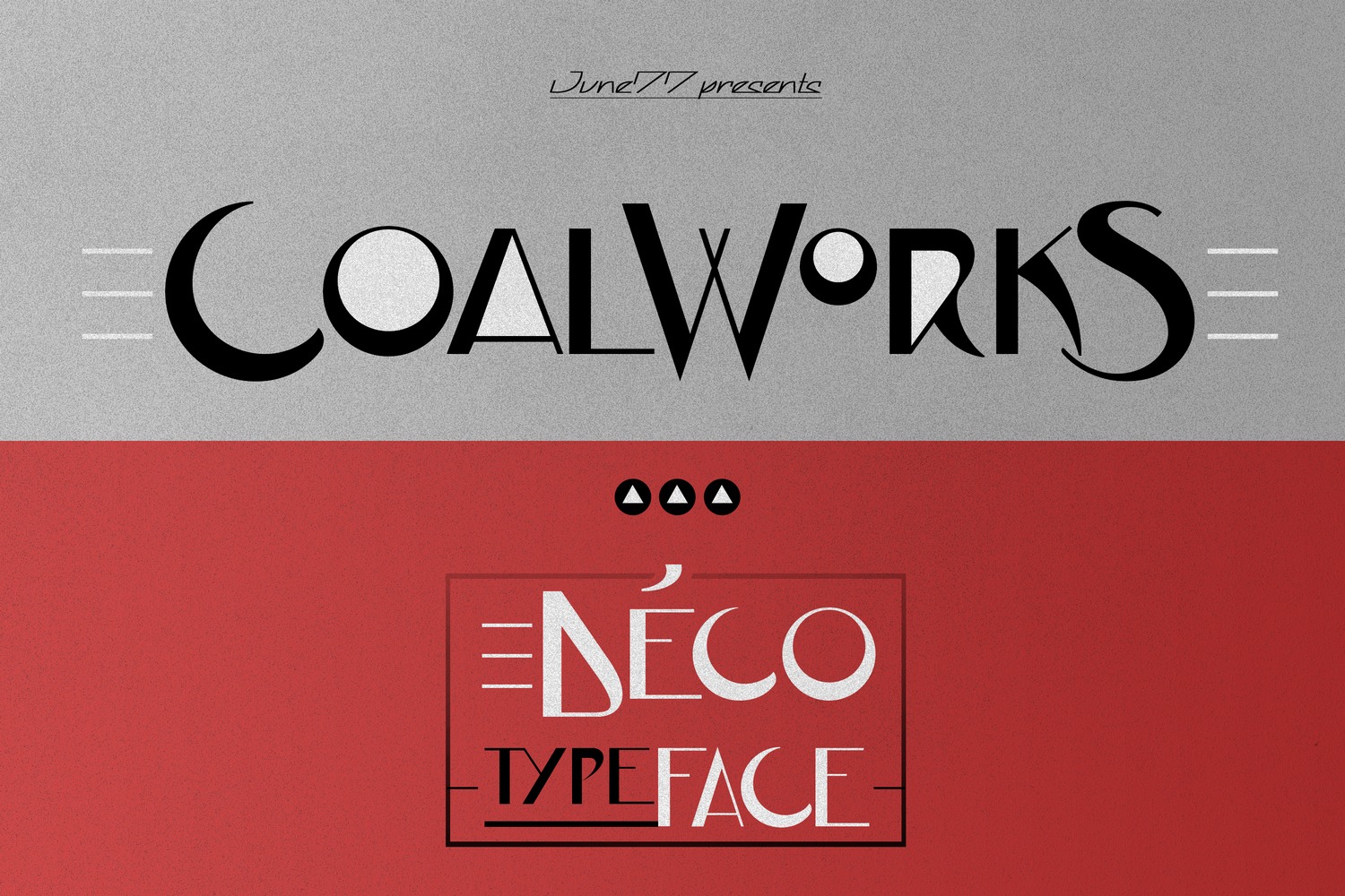 Beispiel einer CoalWorks-Schriftart