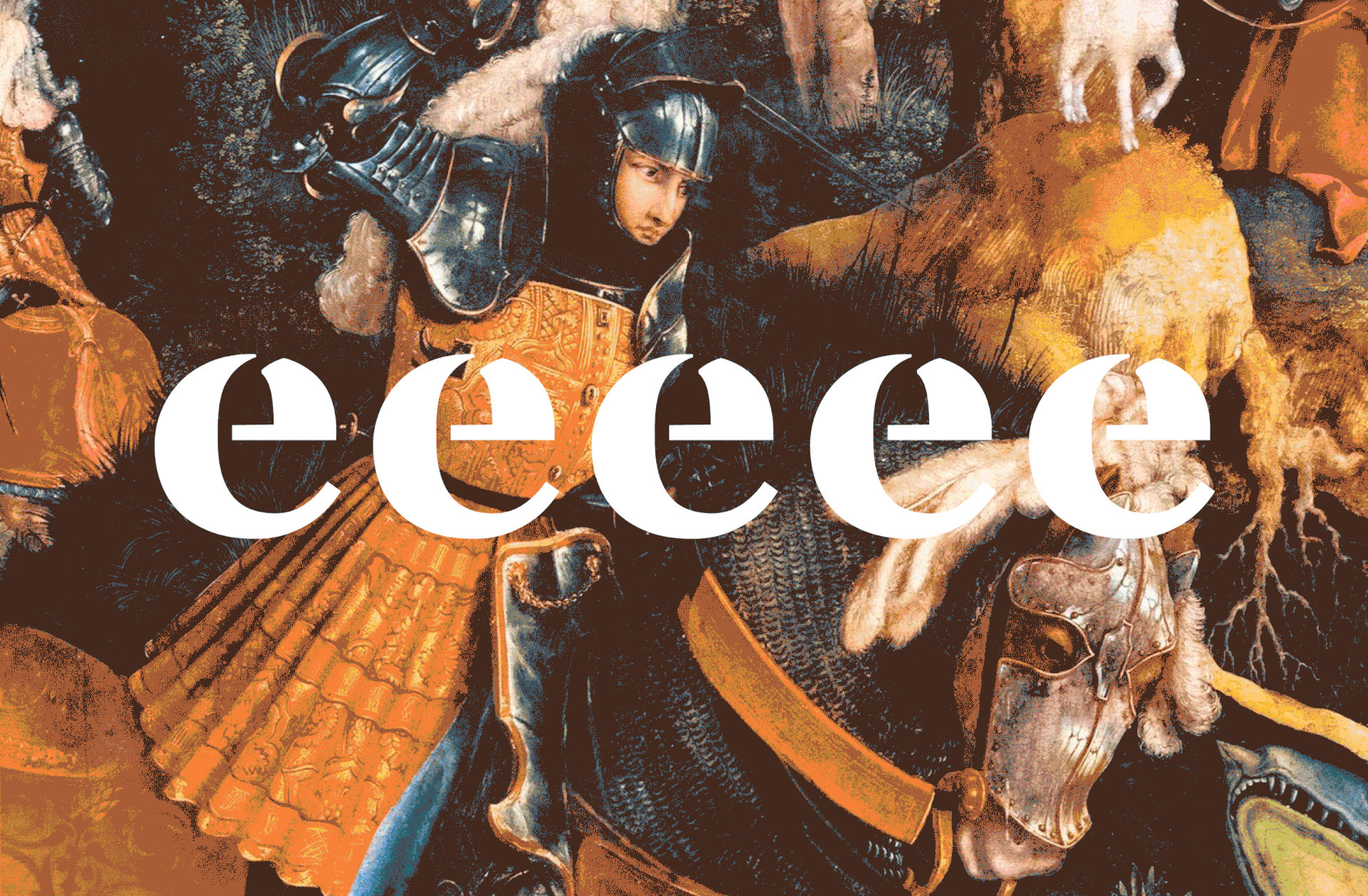 Beispiel einer Saint George Regular-Schriftart