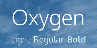 Beispiel einer Oxygen Mono Regular-Schriftart