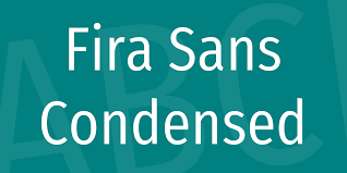 Beispiel einer Fira Sans Condensed-Schriftart