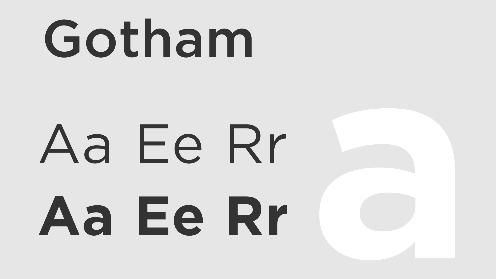Beispiel einer Gotham Screen Smart Condensed-Schriftart