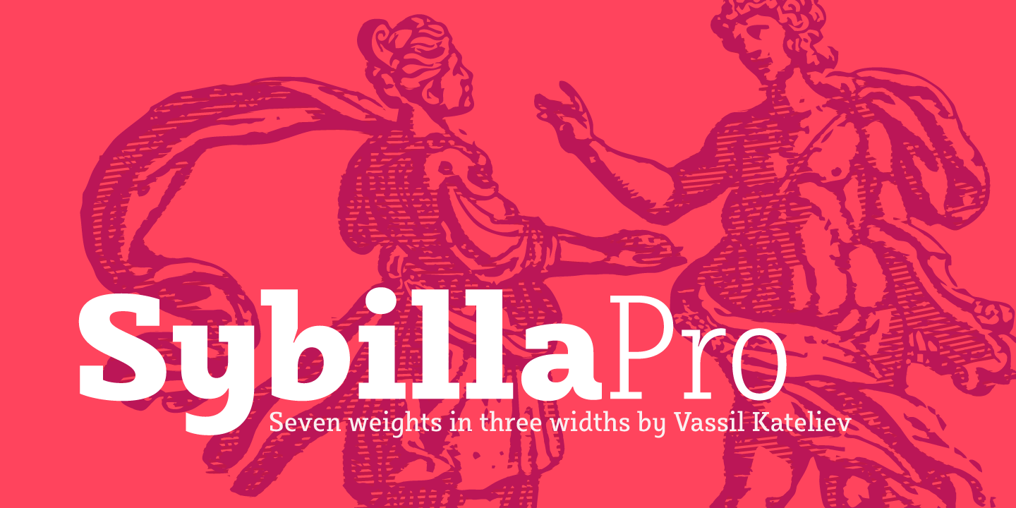 Beispiel einer Sybilla Pro Thin Italic-Schriftart