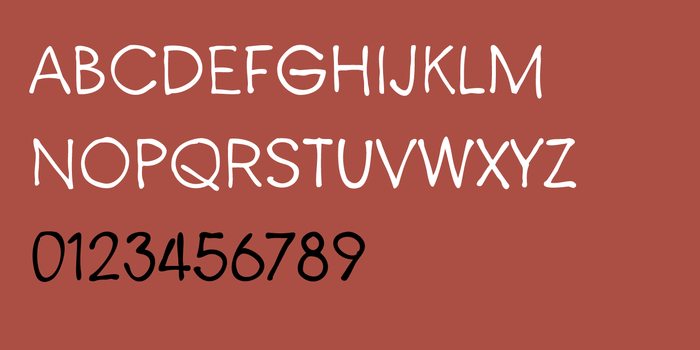 Beispiel einer Baron Neue Italic-Schriftart