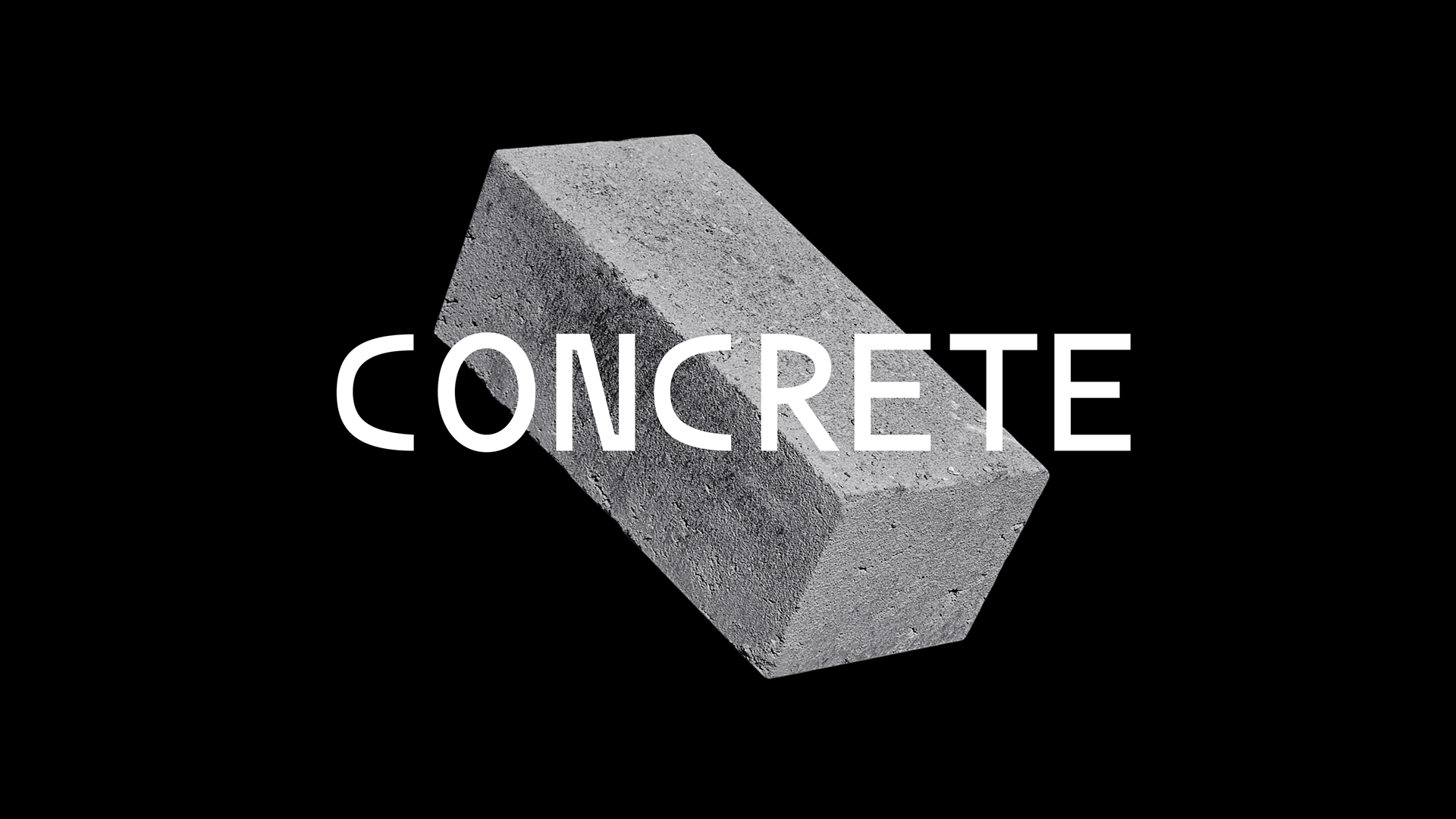 Beispiel einer Concrete Regular-Schriftart
