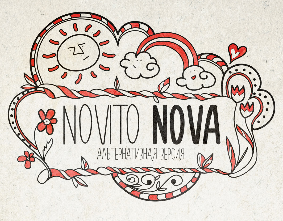 Beispiel einer Novito Nova-Schriftart