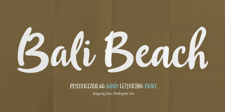 Beispiel einer Bali  Regular-Schriftart