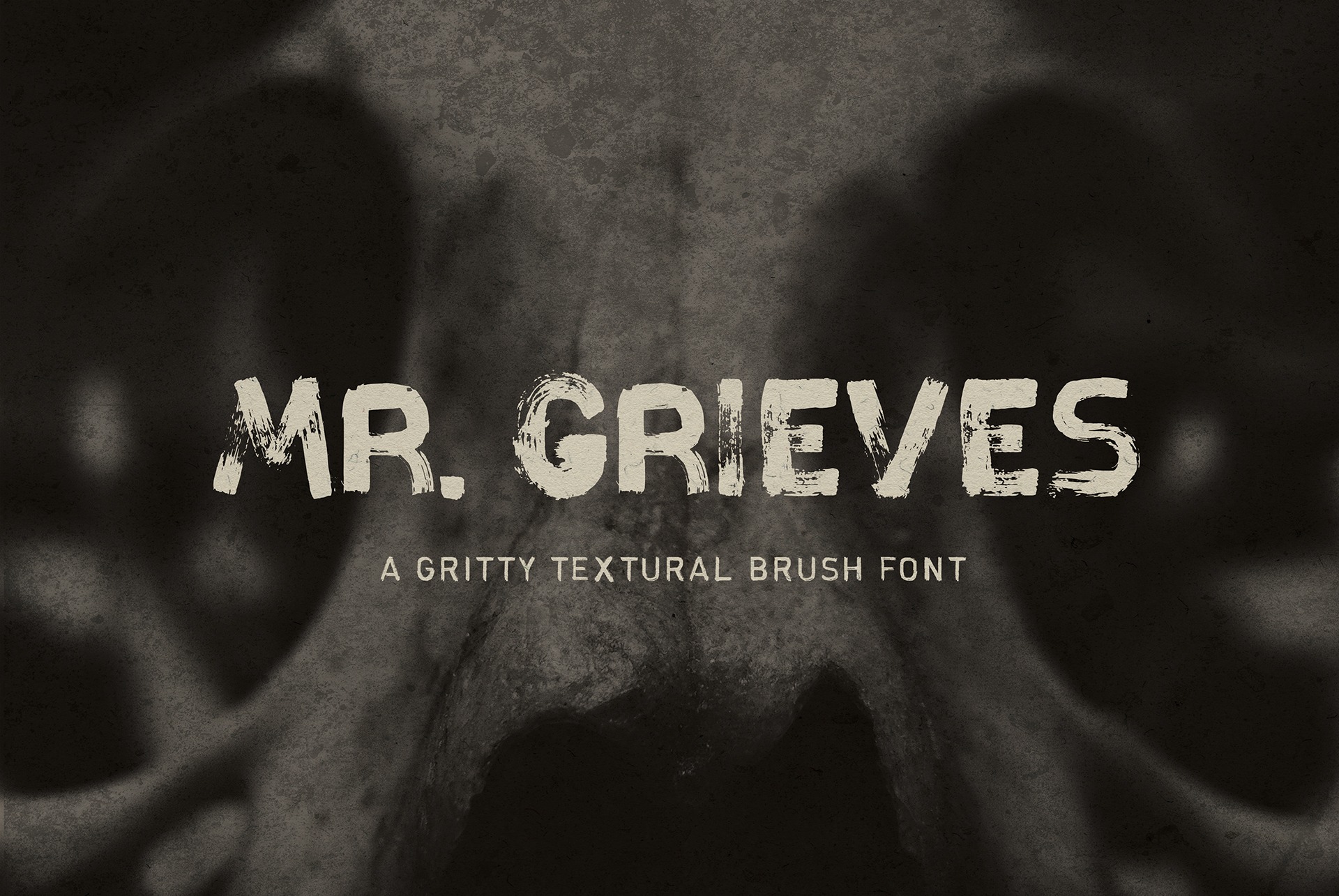 Beispiel einer Mr.Grieves Regular-Schriftart