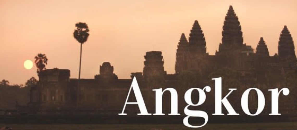 Beispiel einer Angkor Regular-Schriftart