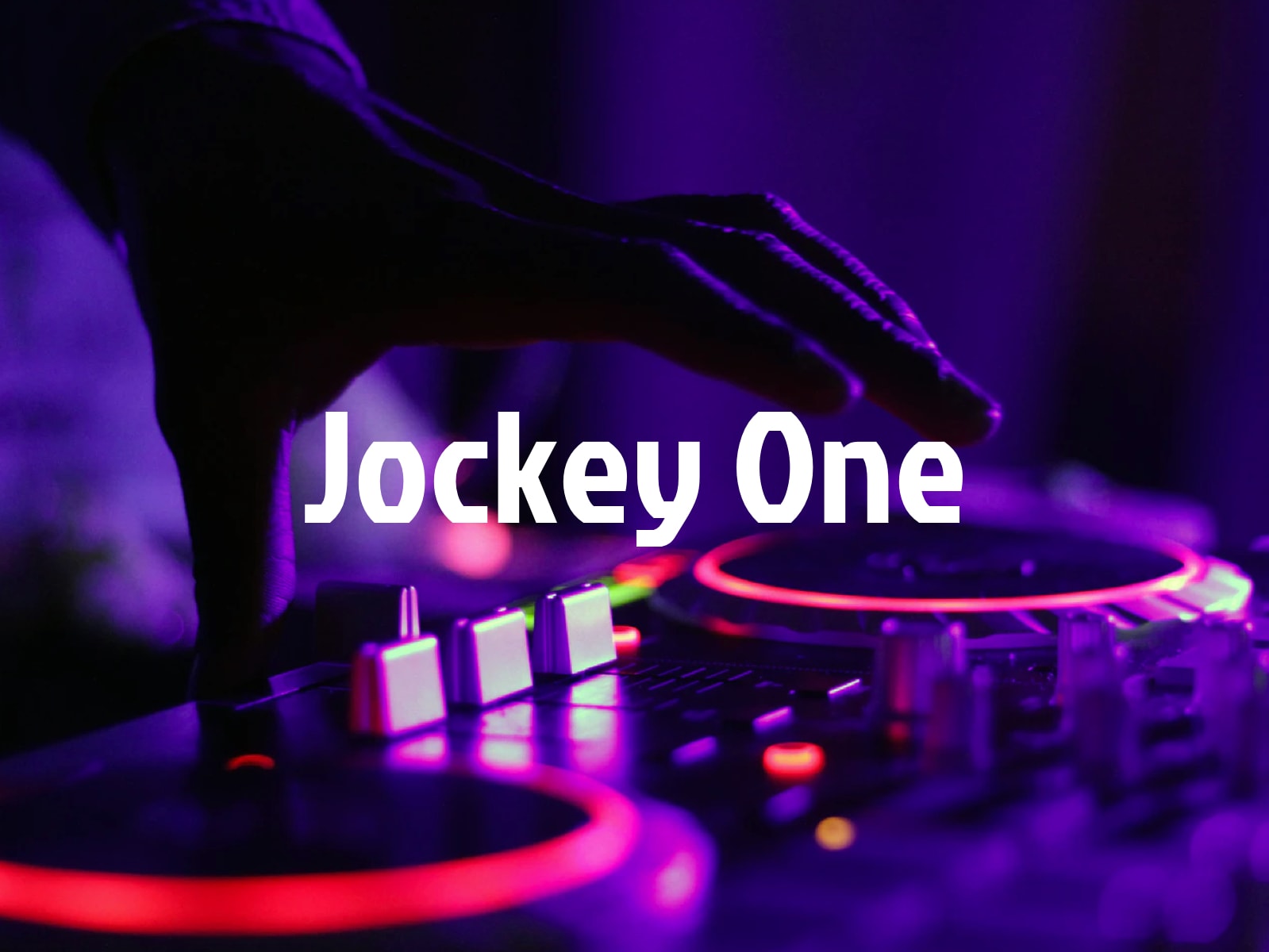 Beispiel einer Jockey One-Schriftart