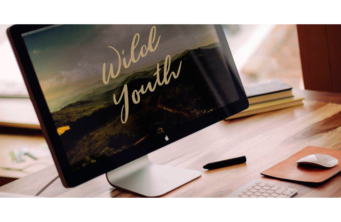 Beispiel einer Wild Youth Regular-Schriftart