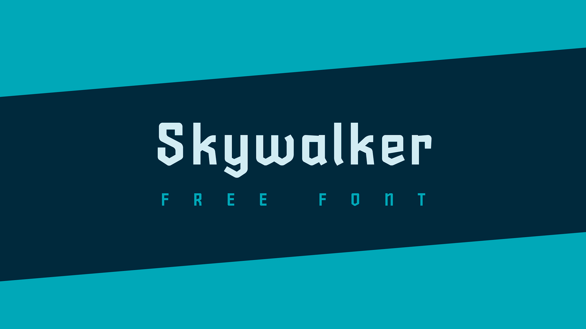 Beispiel einer Skywalker-Schriftart