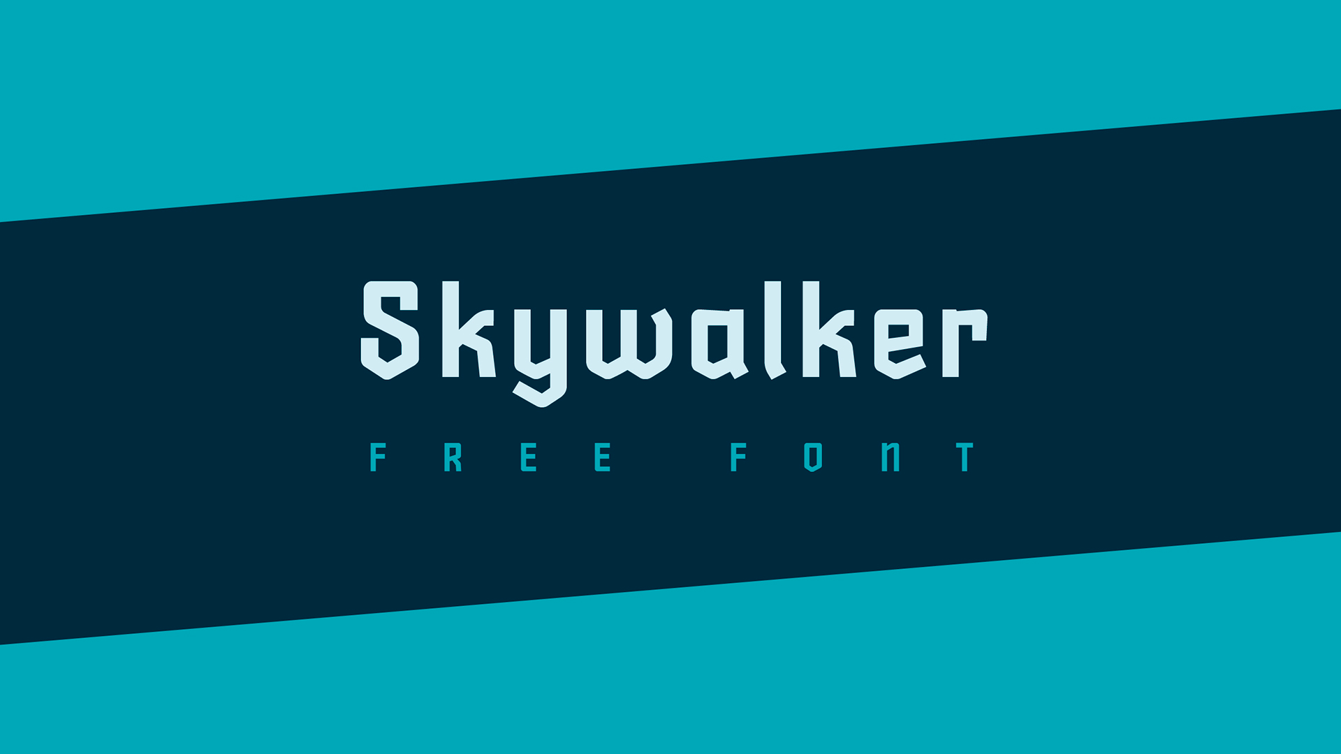 Beispiel einer Skywalker Regular-Schriftart