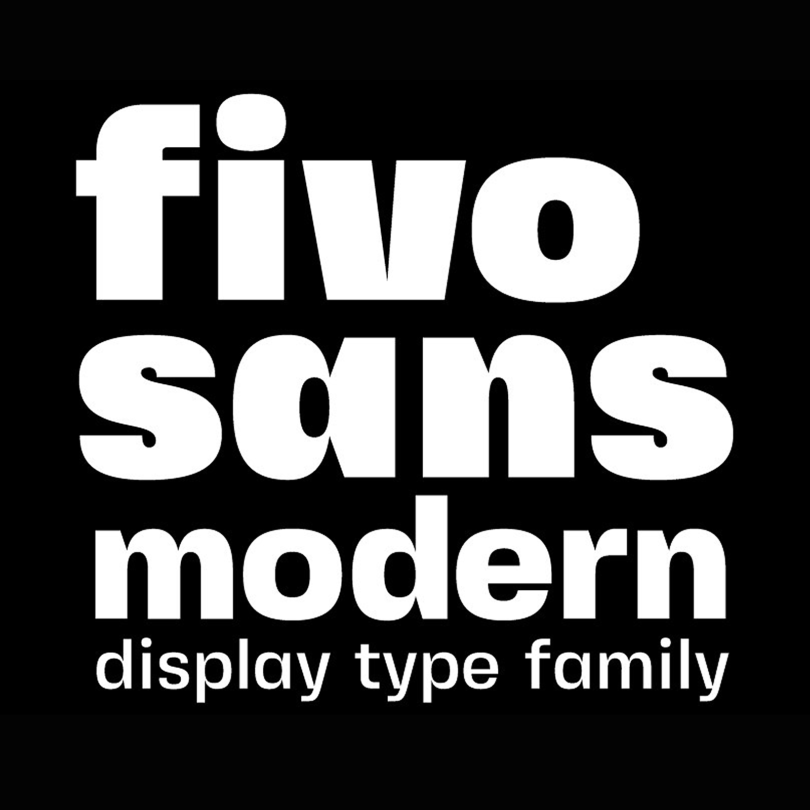 Beispiel einer Fivo Sans Modern Medium Oblique-Schriftart