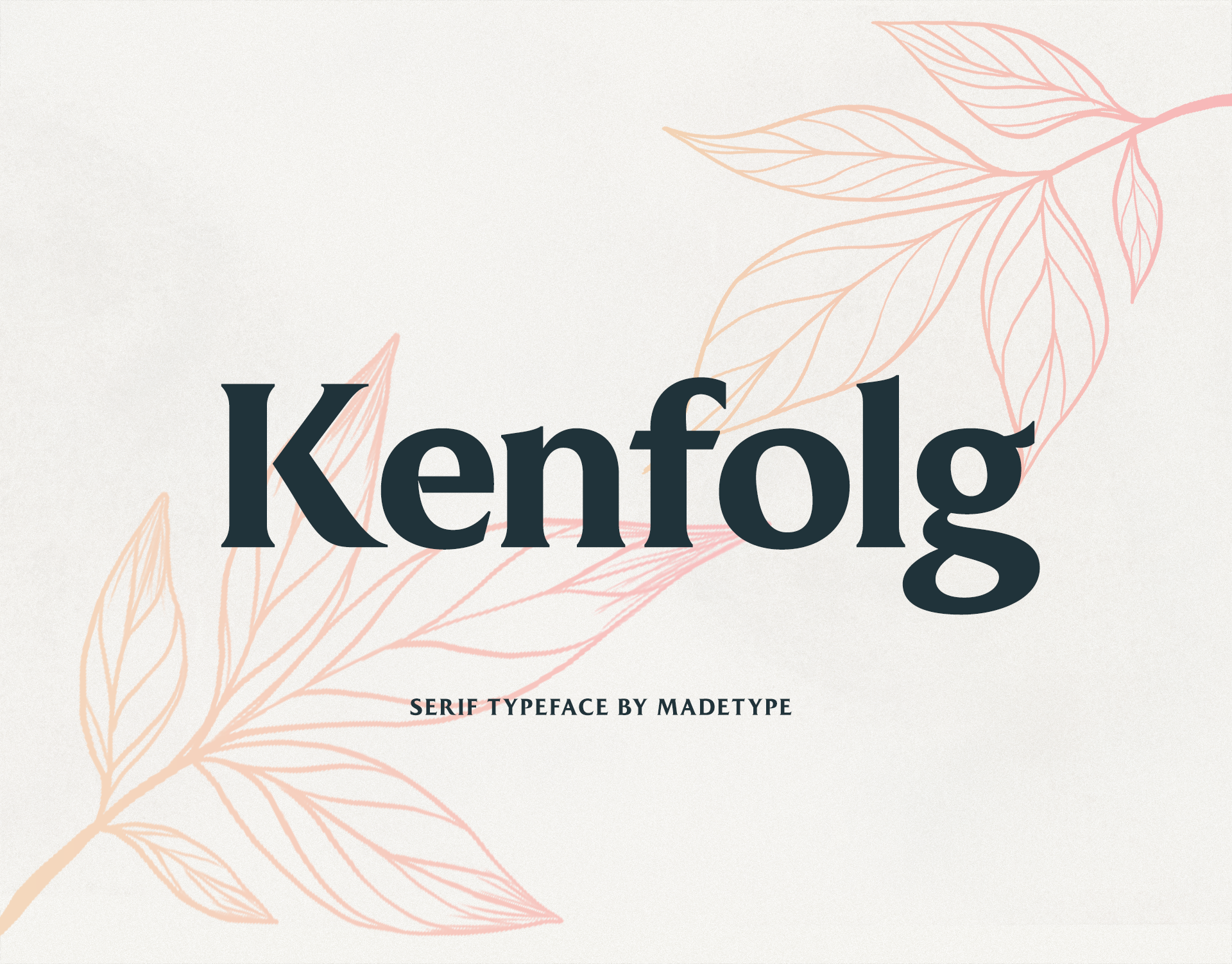 Beispiel einer MADE Kenfolg-Schriftart