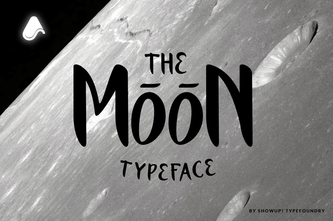Beispiel einer The Moon-Schriftart