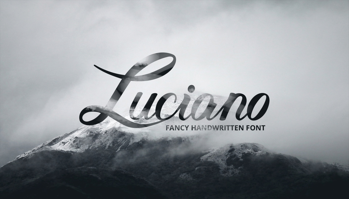 Beispiel einer Luciano-Schriftart