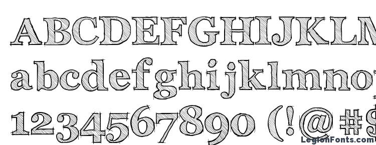 Beispiel einer Archistico Bold-Schriftart