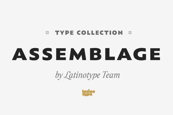 Beispiel einer Latinotype Black-Schriftart