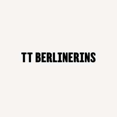 Beispiel einer TT Berlinerins Script-Schriftart