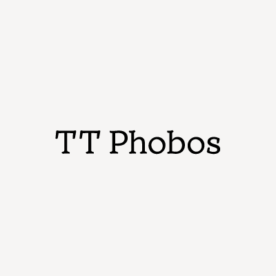 Beispiel einer TT Phobos-Schriftart