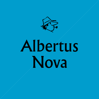 Beispiel einer Albertus Nova Thin-Schriftart