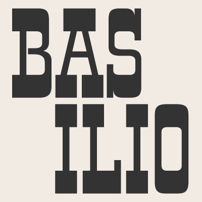 Beispiel einer Basilio-Schriftart
