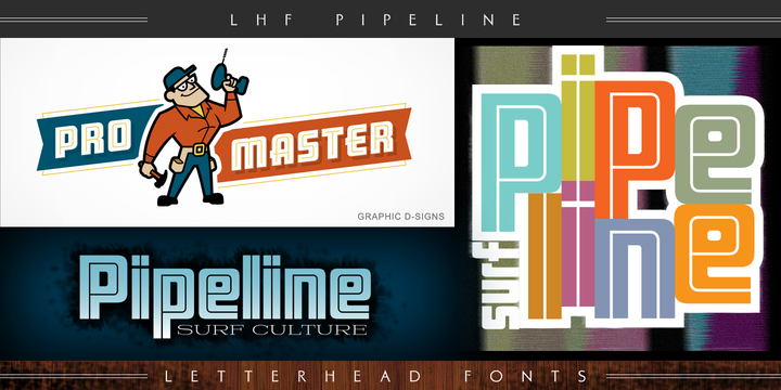 Beispiel einer LHF Pipeline Inline-Schriftart