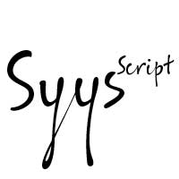 Beispiel einer ALS SyysScript-Schriftart