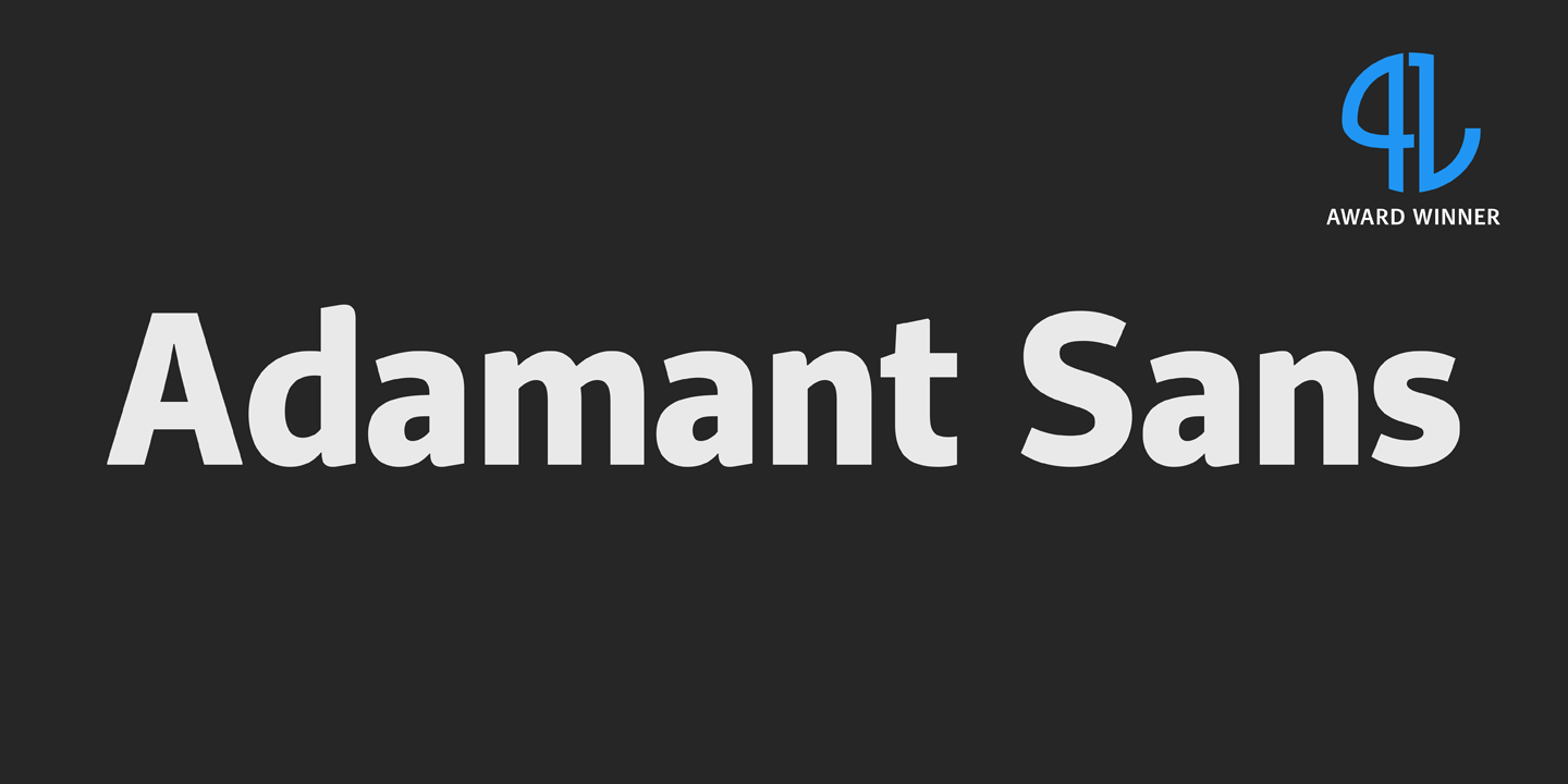 Beispiel einer PF Adamant Sans Pro Black Italic-Schriftart