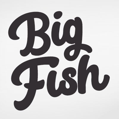 Beispiel einer Big Fish-Schriftart