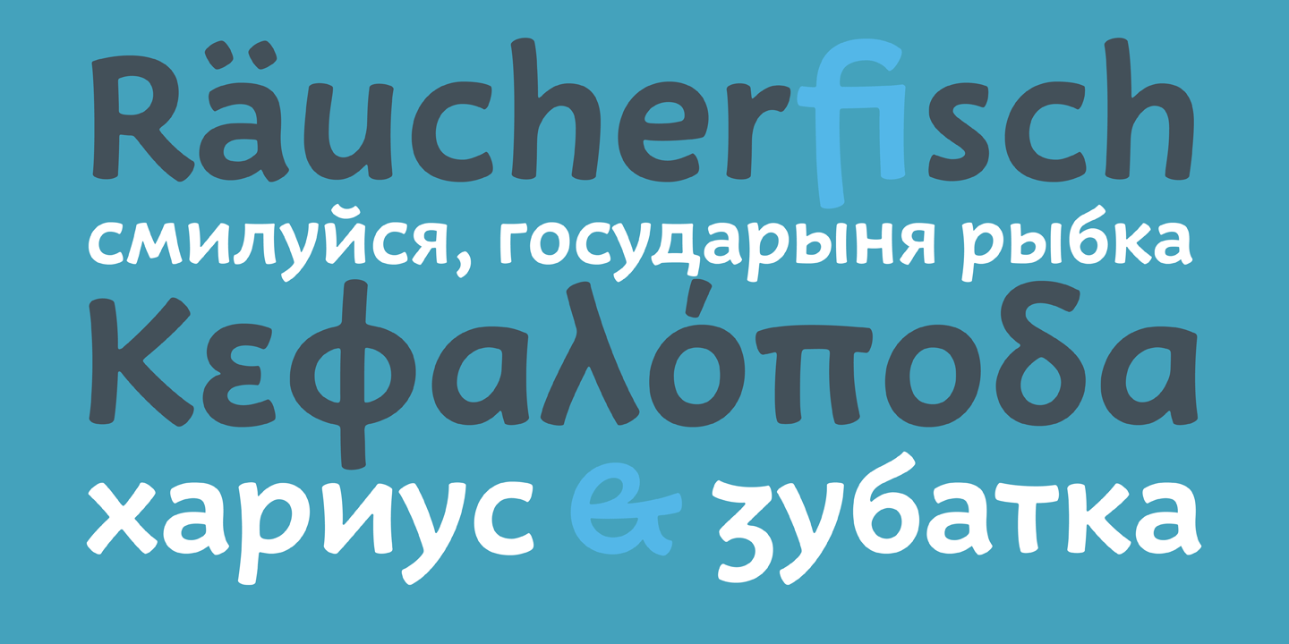 Beispiel einer Fry Pro Regular-Schriftart