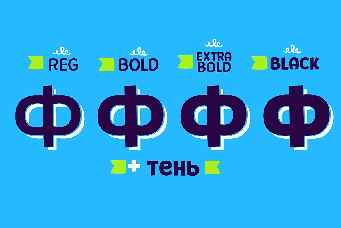 Beispiel einer Pequena Neo Bold-Schriftart