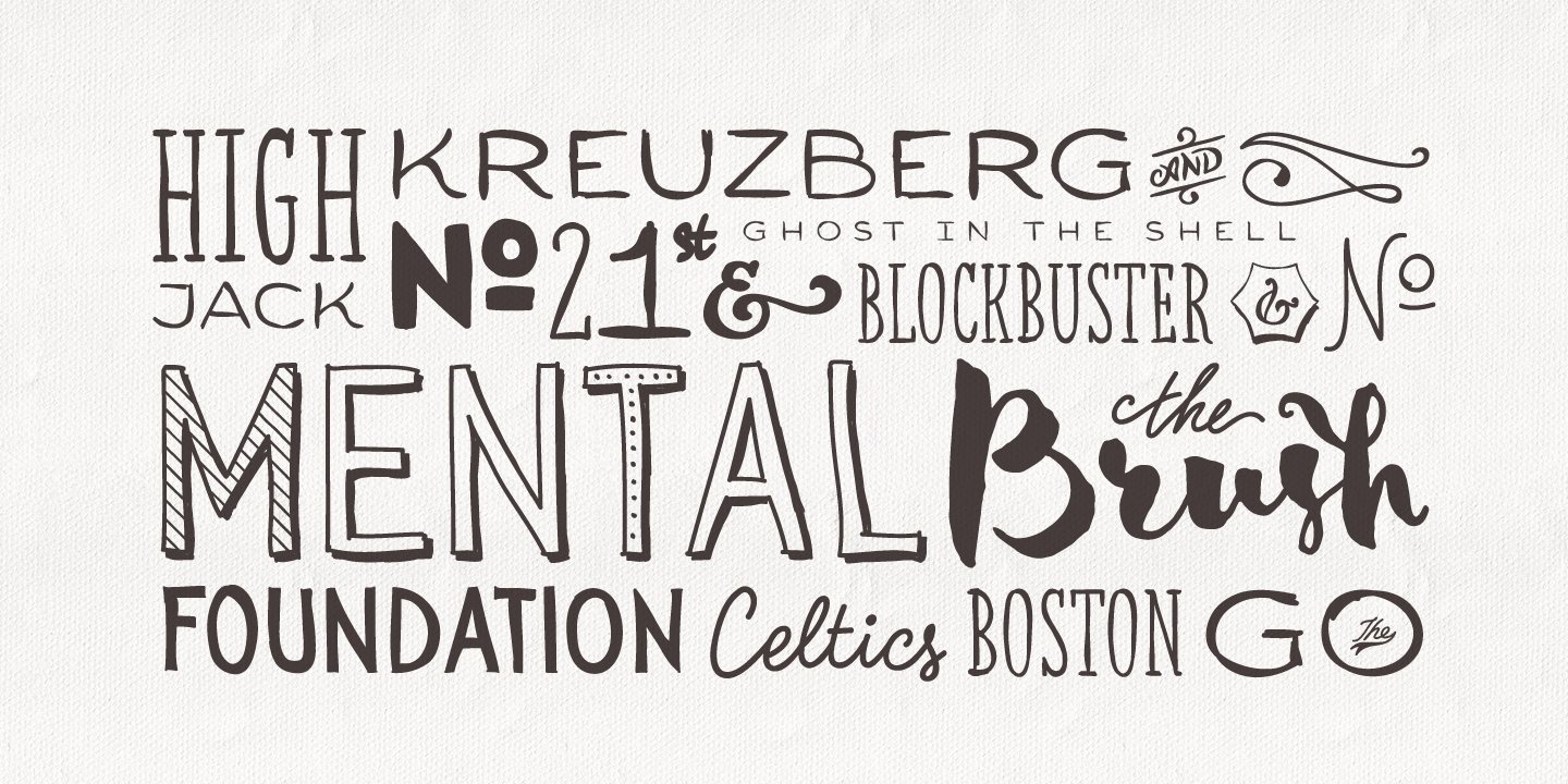 Beispiel einer Sensa Serif Regular-Schriftart