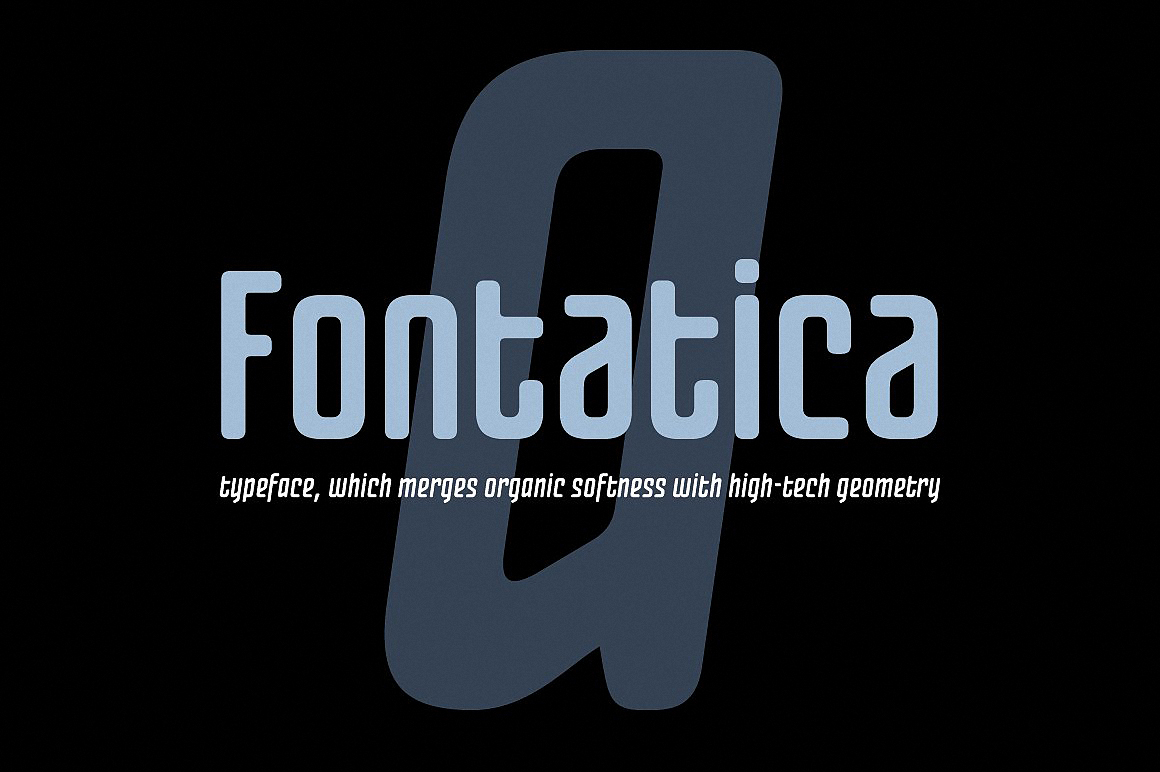 Beispiel einer Fontatica 4F Regular-Schriftart