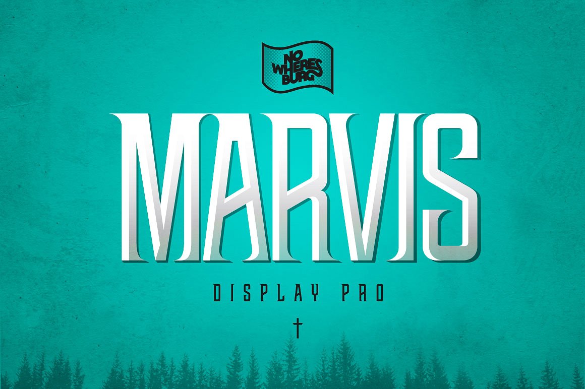 Beispiel einer NWB Marvis Display Pro-Schriftart