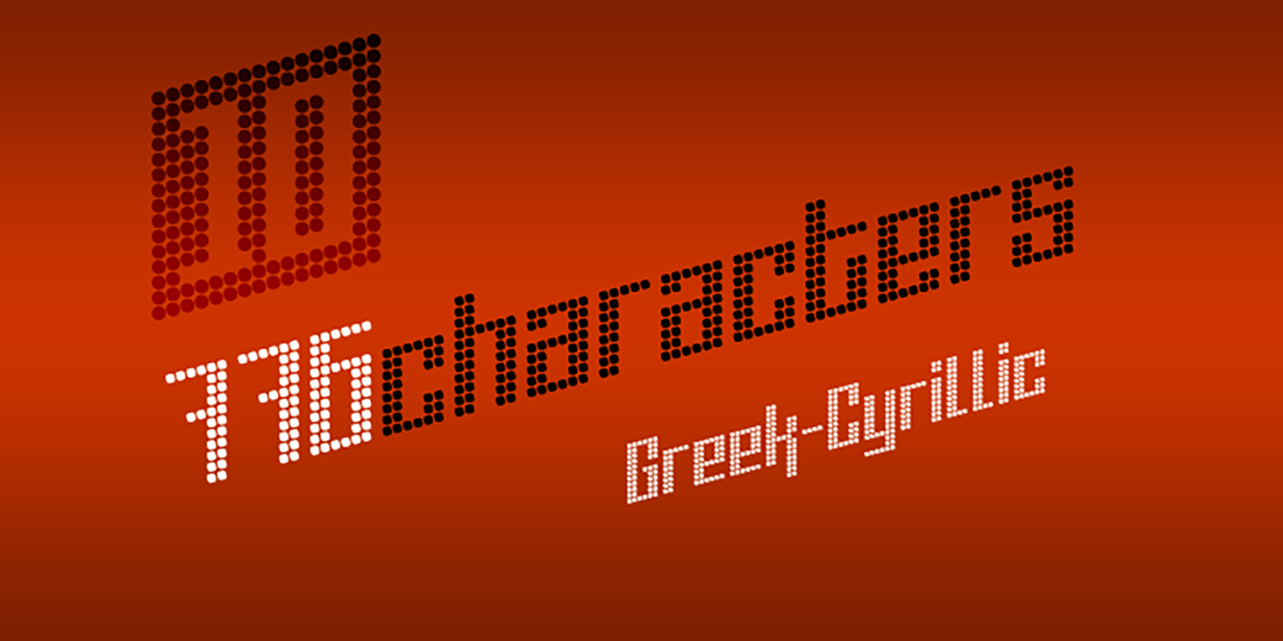 Beispiel einer Urbox Nu Lcd Regular-Schriftart