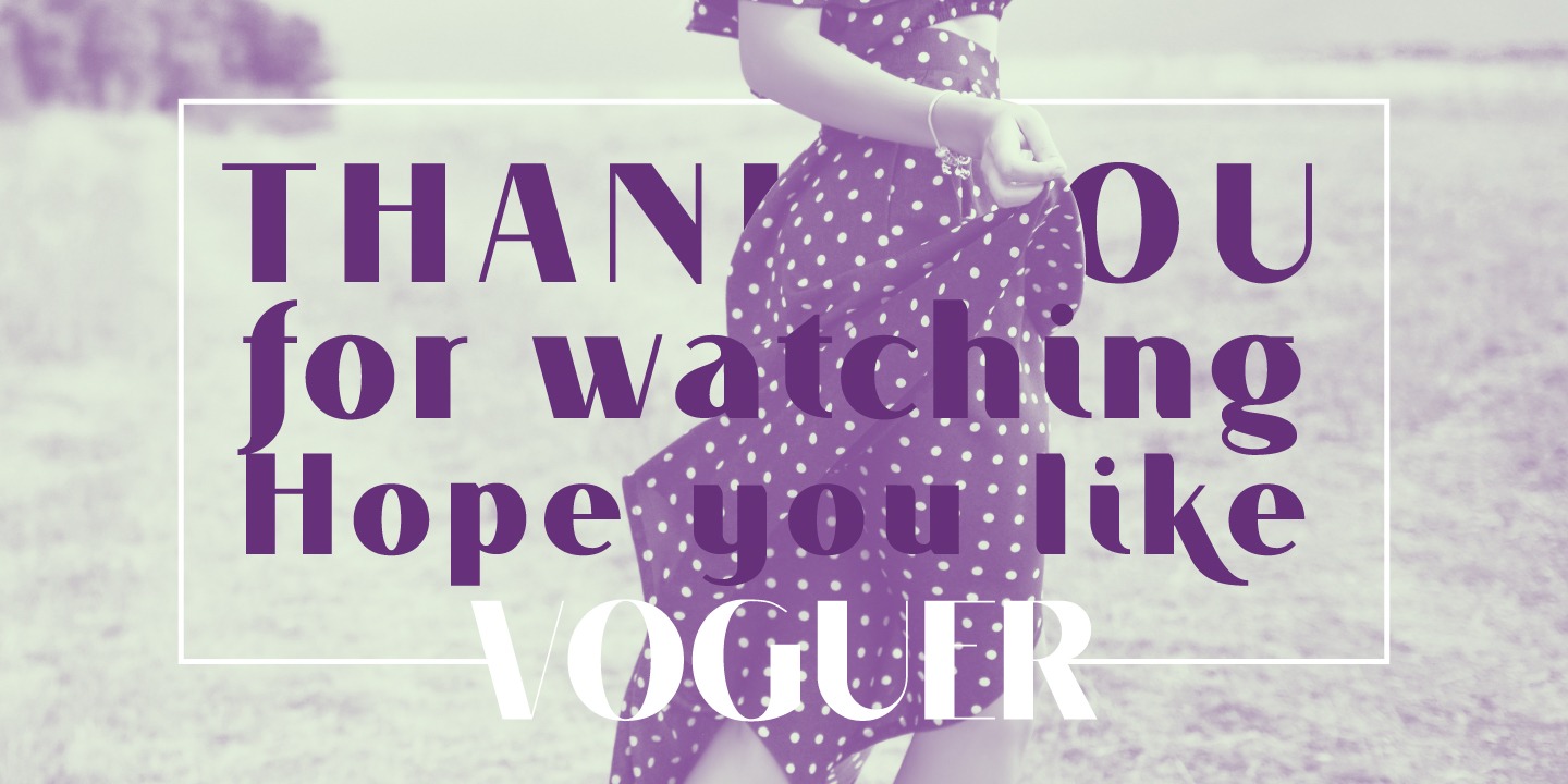 Beispiel einer Voguer Sans Bold Italic-Schriftart